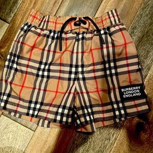 Authentic Burberry swim trunks